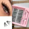 Kit de Cílios Postiços Transfronteiriços Grande Capacidade Série Wm Novos Europeus e Americanos Olhos Fotogênicos Estilo Comic Cílios Espessos e Volumosos