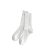 Calcetines con Volantes de Encaje para Mujer, Media Pantorrilla, Primavera y Verano, Malla Fina, Transpirables, Estilo Ballet, Calcetines de Algodón con Encaje Estilo Miu al por Mayor
