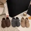 Zapatos de mujer para otoño e invierno, forrados de felpa y engrosados, zuecos de algodón, con calor añadido, diseño interior que aumenta la altura y forro de felpa, mocasines slip-on 2026