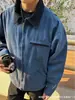 Chaqueta Retro Americana Detroit Carhartt Workwear Primavera Versátil Color Sólido Lona Solapa Lavada Abrigo