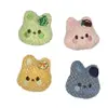 Novo Tecido de Desenho Animado Frutas Coelho Broche Acessórios Primavera e Outono Crianças DIY Grampo de Cabelo Bolsa Acessórios de Roupa Acessórios