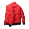 Abrigo de invierno para hombre con cuello alto y acolchado de algodón, abrigo casual de color sólido Amazon AliExpress, abrigo cálido de algodón acolchado para hombre europeo y americano