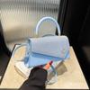 Bolsa Feminina Casual 2025 Verão Novo Estilo Bolsa de Mão Fashion Cravejada de Diamantes Bolsa Quadrada Pequena Transversal Feminina Elegante