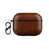 Estuches de Cuero Transfronterizos para Auriculares Adecuados para AirPods Pro3, Estuches Protectores de Cuero Sintético Estilo Negocio para AirPods 3 de 1ª/2ª Generación