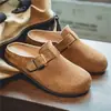 2026 Verano Nueva Moda Transpirables Finos Zapatos Birkenstock Zapatos de Suela Gruesa Zapatos Ligeros de Malla Zapatos Casuales para Hombre Zapatos de Terciopelo