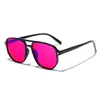 Gafas de Nuevo Producto Transfronterizas Bloqueo del 99% de Luz Azul Estilo Piloto Retro Doble Puente Casual Rojas para Hombres Lentes de PC Gafas para Videojuegos