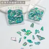 Famosos en Internet Arte de Uñas de Acetato Ultra Delgados Fragmentos de Concha de Mica Decoración de Uñas Aurora Materiales Pegatinas para Decoración de Uñas