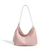 Bolsa Tote Prática de Couro Bovino de Primeira Camada Grande Capacidade Versátil Bolsa Hobo Bolinho Couro Genuíno Nicho Simples Bolsa de Ombro Bolsa Feminina