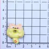 Gatinho de Desenho Animado Donut Acessórios de Resina DIY Cola de Chantilly Presilha de Cabelo Ímã de Geladeira Capa de Celular Material para Crocs