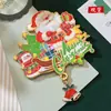 Imán de Nevera Navideño de Dibujos Animados de Metal Imán de Nevera Navideño Cultural y Creativo Imán de Nevera Pintado Tridimensional Personalizado Personalizado
