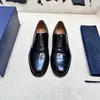 Dio Zapatos Oxford de Cuero Genuino Brillantes de Tres Ojales para Hombre con Cordones Zapatos Formales de Negocios Británicos Zapatos Derby Transfronterizos para Hombre