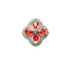 Anillo Popular de Zafiro Rojo Natural al por Mayor de Fábrica Plata S925 Incrustado Piedra Principal 3*4 Fábrica de Joyería Venta Directa