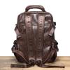 Mochila de Viagem Masculina Mais Vendida em Couro Genuíno, Couro Bovino de Primeira Camada, Bolsa Grande para Notebook, Mochila para Viagem de Negócios, Transfronteiriça, Em Estoque