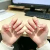 Comércio Exterior Estilo Mais Vendido 24 Peças Pontas para Nail Art Olho de Gato Simples Gradiente Fresco e Clareador Estilo Chinês Unhas Usáveis Atacado