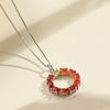 Collar de Corona de Flores de la Suerte de Plata de Ley S925 para Mujer, Cadena Popular para Clavícula, Regalo de Nicho de Lujo Ligero para Novia o Mejor Amiga, Transfronterizo Europeo y Americano