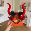 Nuevo Sombrero de Halloween: Diadema de Felpa Cabeza de Fantasma de Calabaza, Diseño Único y Exquisito, Disfraz de Cosplay, Accesorio Divertido para el Cabello para Mujeres