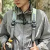 Sistema de Montaña Mochila Ligera para Exteriores para Mujer Color Block Japonés Mochila de Senderismo Viajes Estudiante Universitario Salida Mini Bolsa Pequeña para Libros