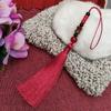 Festival de bambu Yixiangfei borla 10cm artesanato de borla pingente Wenwan anel de corrida de mão acessórios para pulseira Quente no TikTok