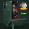 Adecuado para Samsung Z Fold7 Funda Magnética de Cuero para Teléfono Flip7 Textura de Cuero Soporte Invisible Cubierta Protectora Anticaídas Transfronterizo