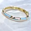 Nuevo Pulsera de Esmalte Macaron Estilo Chino, Pulsera para Mujer Estilo Nacional con Incrustaciones de Esmalte Colorido, Directo de Fábrica, Al Por Mayor en Stock