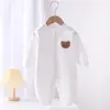 Body de Algodón Puro sin Mangas para Bebé Primavera y Otoño Ropa Unisex para Bebé Ropa de Gateo para Bebé de Cuatro Estaciones 0-12 Meses