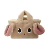 Bolso de Mano de Peluche de Dibujos Animados Bolso de Peluche de Hombro Único Cruzado de Nicho para Niñas Bolso de Peluche Súper Lindo Bolso de Hombro para Viajes