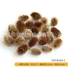 Chapeleiro Maluco [Frutas Secas Douradas de Natal] Casamento Artesanal DIY Decoração de Guirlanda de Natal Planta Natural Flores Secas