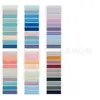 Abas Coloridas para Índice Notas Adesivas Série com Verso Transparente Adesivo Forte Impermeável PET Adesivos de Índice para Marcar Perguntas Erradas Atacado