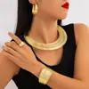 Amazon Transfronterizo Personalizado Multicapa Hierro Elástico Hueso de Serpiente Retorcido Conjunto de Joyería Exagerada Estilo Punk para Mujeres