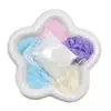 Polvo aglutinado exprimible en bolsa de pata de gato simulación de silicona felpa colorida materiales de manualidades DIY al por mayor alivio del estrés DIY