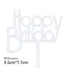 Decoración de Pastel de Celebridad de Internet Feliz Cumpleaños Repostería Pastel Acrílico Card de Diosa Masculina Plug-in Accesorios de Celebridad de Internet