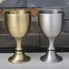 Taça de Vinho Retro Europeia, Taça de Vinho Branco, Taça Flutuante, Enfeites Domésticos, Taça de Vinho Pequena de Metal, Copo Pequeno para Beber, Copo para Destilados