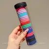 Ligas para el cabello lindas estilo coreano para niños, gomas suaves y muy elásticas para coletas altas de niñas, diademas y accesorios versátiles