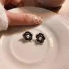 Pendientes de Perla de Lujo Nicho con Aguja de Plata S925, Pendientes de Botón Versátiles de Moda con un Toque de Alta Gama, Artículo Popular de Moda para Influencers y Socialités