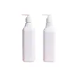 Garrafa de Shampoo Personalizada Quadrada com Tampa Pump Plástico Garrafa de Loção Cuidado Gel de Banho Condicionador Garrafa de Shampoo