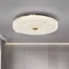 Iluminación transfronteriza: Romántica y sencilla, cálida y acogedora, lámpara de techo redonda para dormitorio y estudio, estilo de lujo ligero