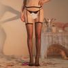 Lencería Sexy con Tirantes de Malla de Encaje, Ropa de Dormir de Malla Transparente, Diseño de Entrepierna Abierta, No Necesita Quitarse