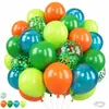 Conjunto de 50 Balões de Látex Espessos Transfronteiriço, Conjunto de Balões Flutuantes de Hélio, Adereços de Decoração de Aniversário