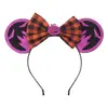 Faixa de Cabeça Nova do Mickey Transfronteiriça Decorações de Festa Halloween Faixa de Cabeça de Dama Castelo do Mickey Lantejoulas Adereços de Cabeça Faixa de Cabeça