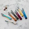 Pinza para Hielo de Acero Inoxidable 304 Suministros de Cocina Herramientas Vacío Titanio Chapado en Oro Cubo de Hielo Engrosado Creativo Pinza de Silicona