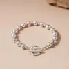 Pulseira Redonda Transfronteiriça Europeia e Americana Estilo Pequena Fragrância Francesa Pulseira Exquisita Luxo Leve Sensação de Alto Padrão Senso de Design de Nicho Joia de Mão para Mulheres