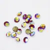 Strass Iridescentes Coloridos com Base Plana para Nail Art DIY Beleza Decoração de Unhas Strass Acessórios para Capa de Celular