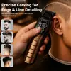 Nueva cortapelos eléctrica transfronteriza para salones de peluquería, cortapelos eléctrico con pantalla digital para estilismo, herramienta para cortar el pelo, recortadora de pelo eléctrica para barberías