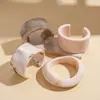 Pulseira Geométrica Aberta de Resina Borrada Retrô Europeia e Americana Moda Simples Nicho Elegante High-End Pulseira para Mulheres