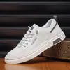 Zapatos Casuales Nuevos para Hombre Primavera Tendencia Combinan con Todo Slip-on Tenis Estilo Británico Escolar Zapatos de Skate
