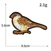 Boutique de Pájaros Parche de Tela Bordado por Computadora Gorrión Pájaro Carpintero Urraca Golondrina Decoración de Ropa Cheongsam Parche DIY