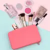 Bolsa cosmética de silicona creativa, cuadrada, impermeable, para viaje, portátil, bolsa de almacenamiento de silicona, neceser, bolsa de silicona