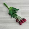 Flores de Tulipa Artificiais de Alta Qualidade Feitas de Material de PVC Macio com Toque Realista, Adequadas para Decoração de Sala de Estar, Hotel e Clube, Direto do Fabricante