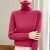 Suéter de Punto con Cuello Alto y Borde Rizado para Mujer, Nuevo de Moda 2025 para Primavera y Otoño, Suéter de Punto de Otoño e Invierno para Mujer