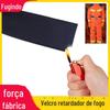 Velcro de Nylon Resistente ao Fogo 2,5cm 20mm Gancho e Argola Preto Fita Adesiva Autoadesiva para Roupas com Cola de Suporte